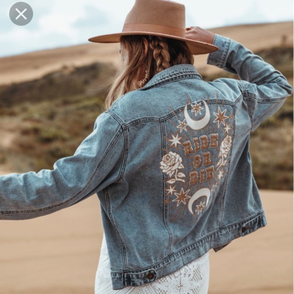 ISO Rue de Seine Ride or Die Jean Jacket - Picture 2 of 2